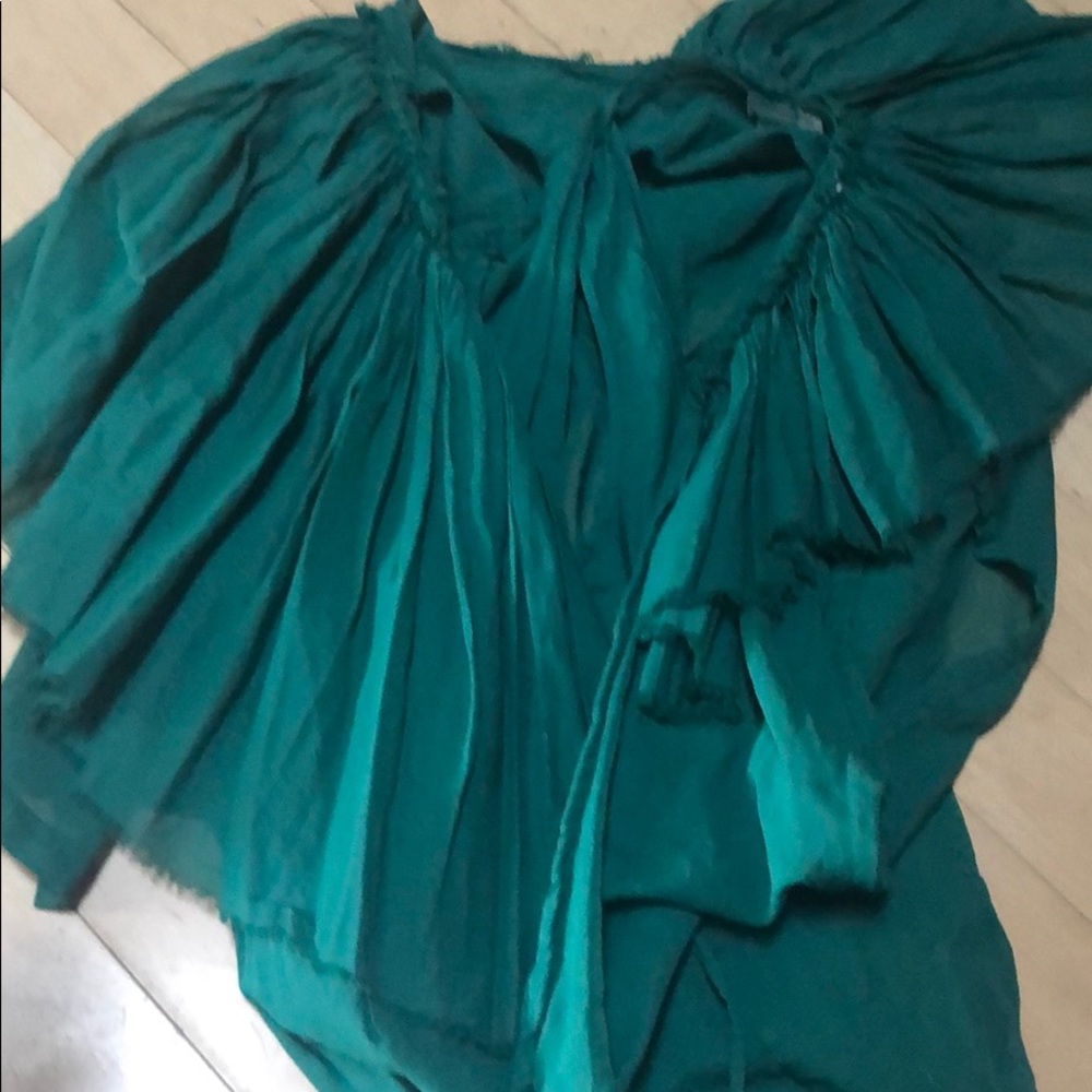Dries van Noten ruffled asymmetric top Size 38 - Picture 4 of 6